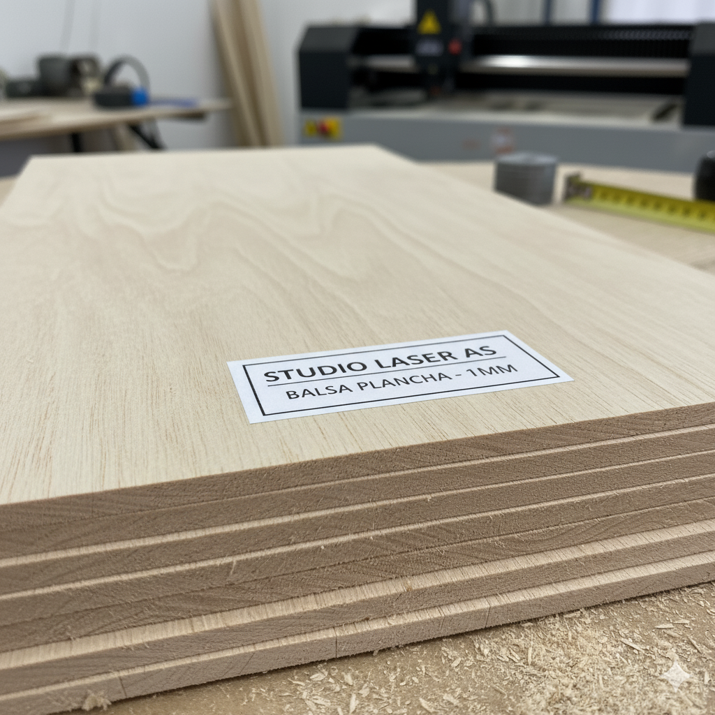 Balsa Plancha 1x600x300 mm