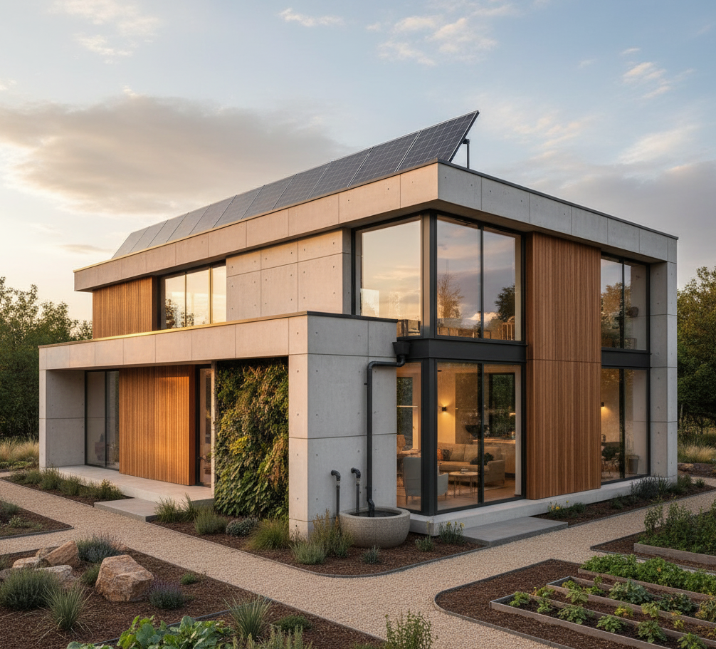 Casa sustentable moderna