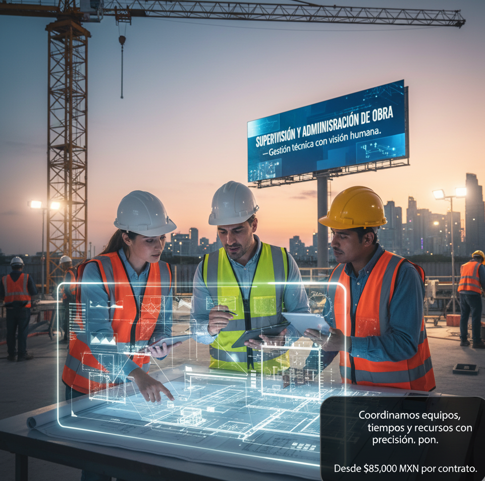 Supervisión y administración de obra