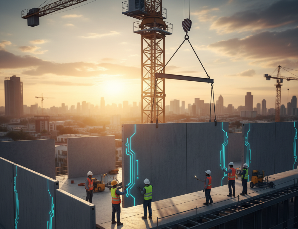 Paneles inteligentes de construcción