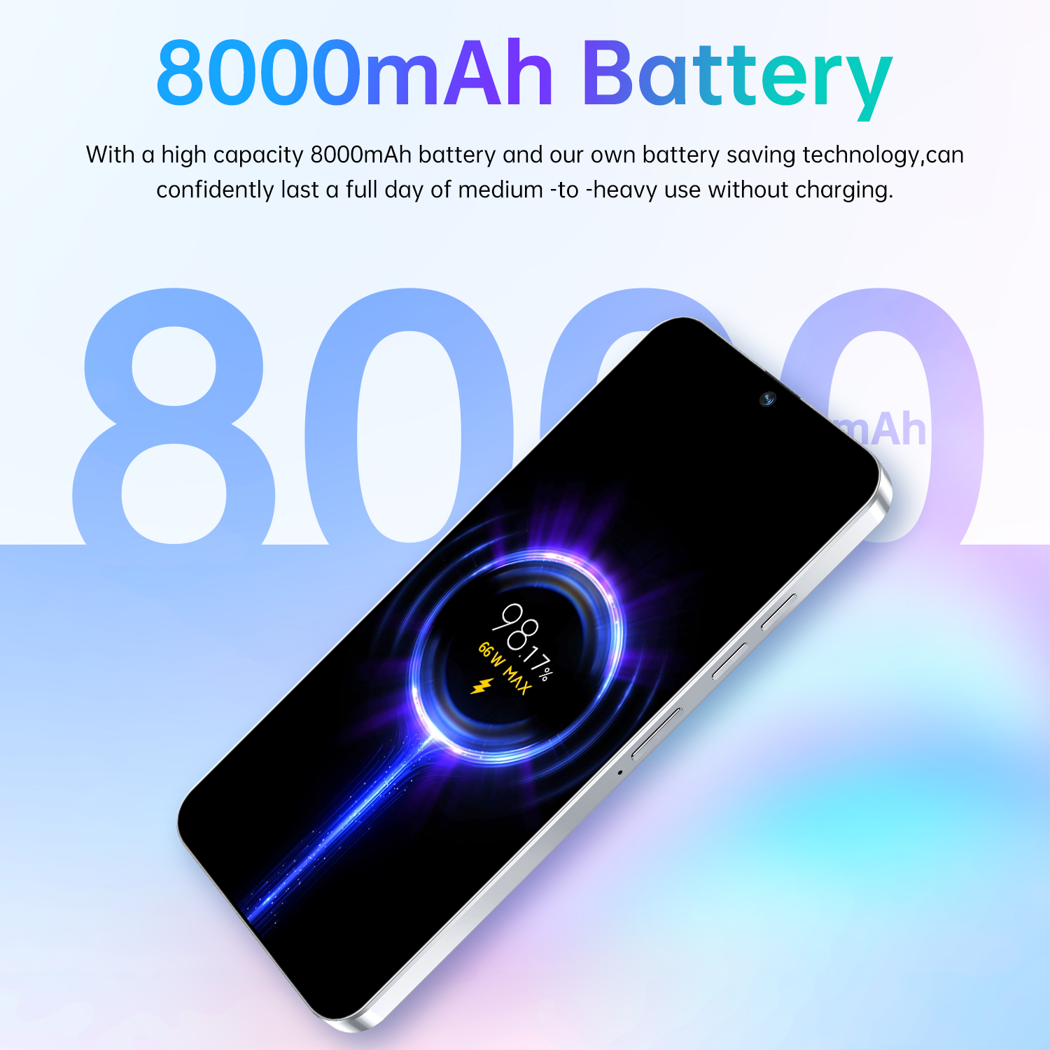 Techno Camon 40 Pro Power 5G - 7.3" Display, 16GB RAM + 1TB ROM | Deca-Core | 8000mAh Battery, 108MP (Unlocked) (Black)