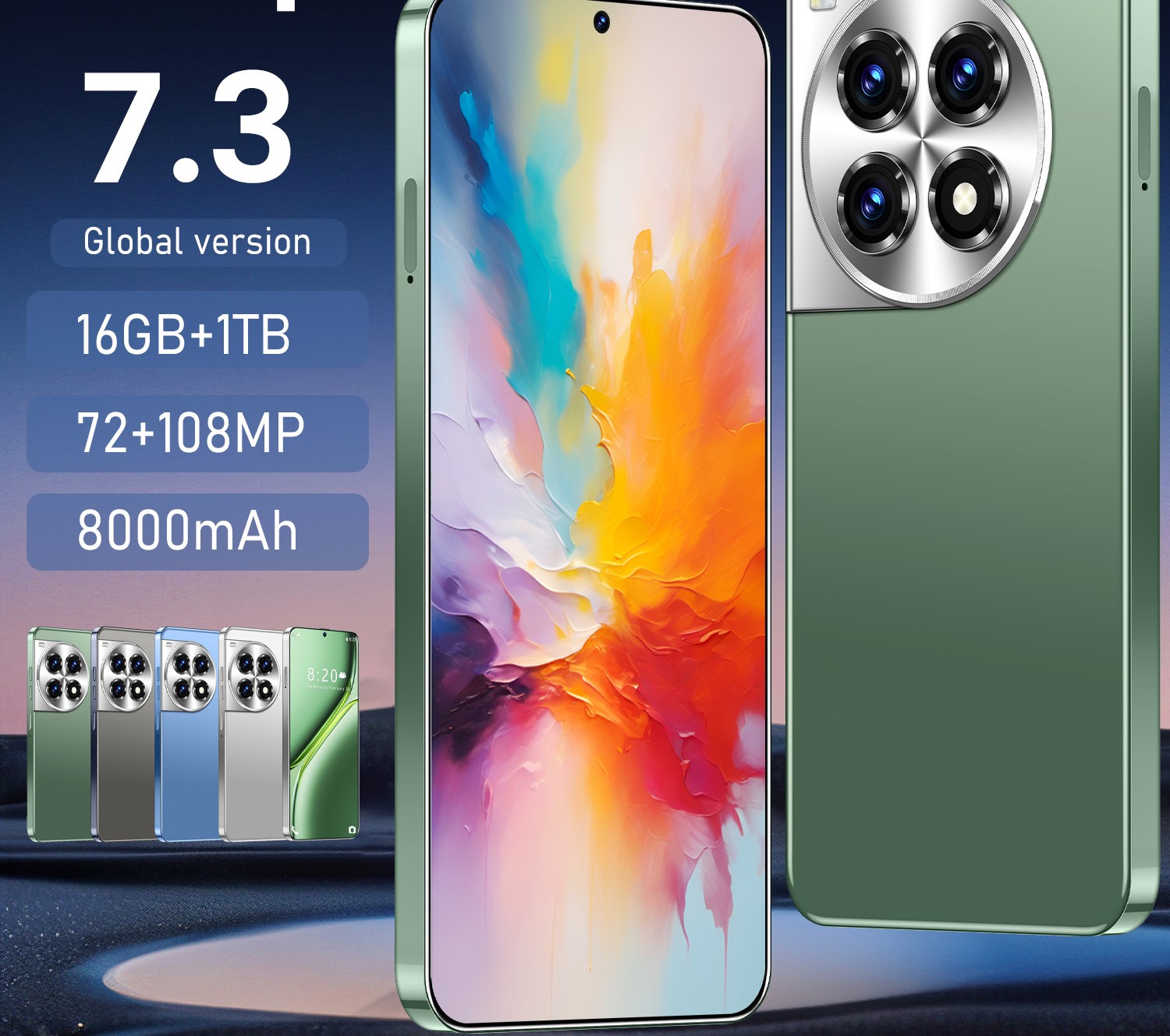 OP 13 - 16 GB RAM & 1 TB ROM (Unlocked) (Black) (Global Version)