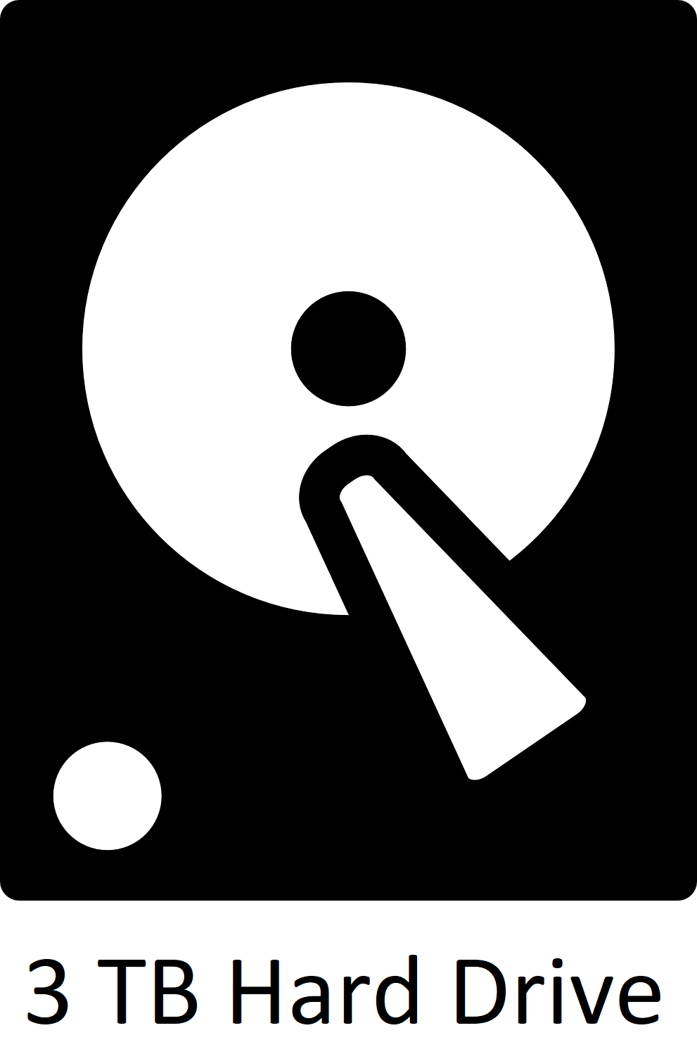 Security Camera System POE 4 MP (Higher than HD) 3 TB Hard Drive & 4 Cameras