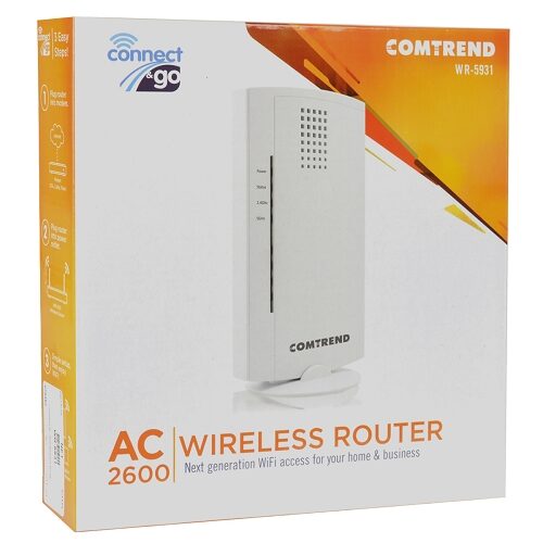Comtrend WR-5931 Wireless-AC2600 Dual-Band 4-Port Gigabit Router w/MU-MIMO