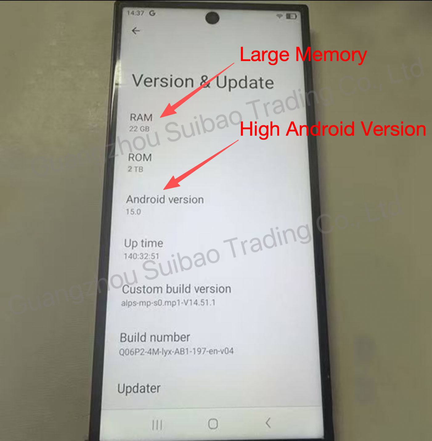 Unbranded S25 Ultra 5G (22 GB RAM & 2 TB ROM) (Unlocked) (Black)