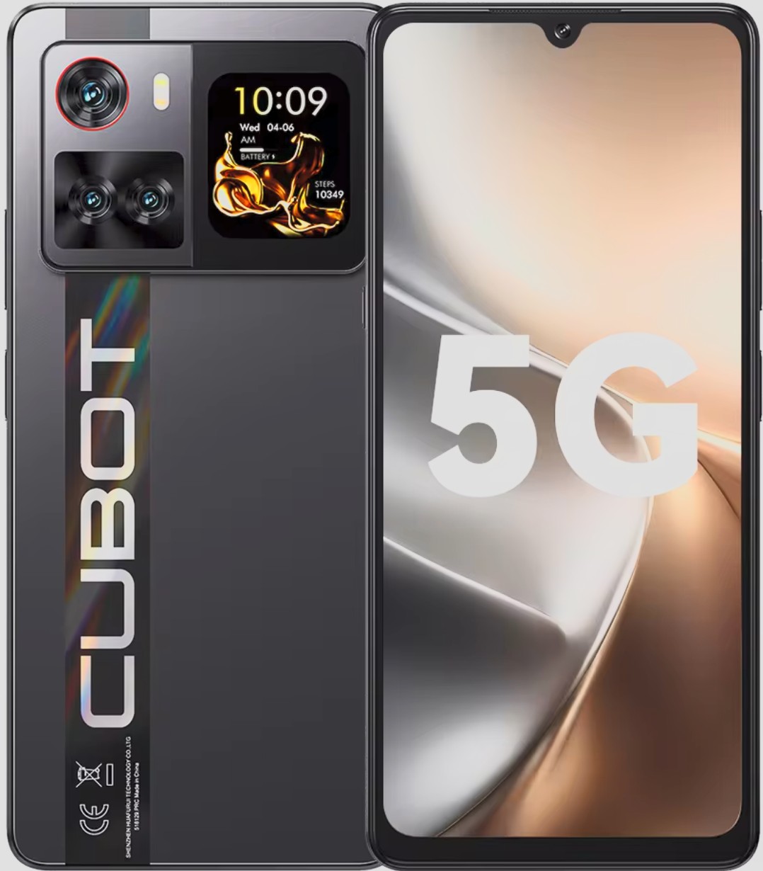 Cubot X100, 5G, Dimensity 7025, 6nm, 2.5GHz, 6.88-inch Screen, 16 GB (8+8) ,256 GB Storage, 64MP Camera, 5100mAh Battery