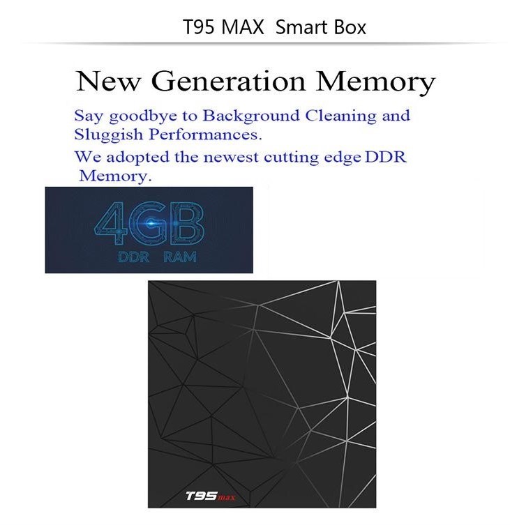 TV Box Allwinner H6 T95 Max (4 GB RAM & 32 GB ROM) 6K 4K HD (Android 9.0)