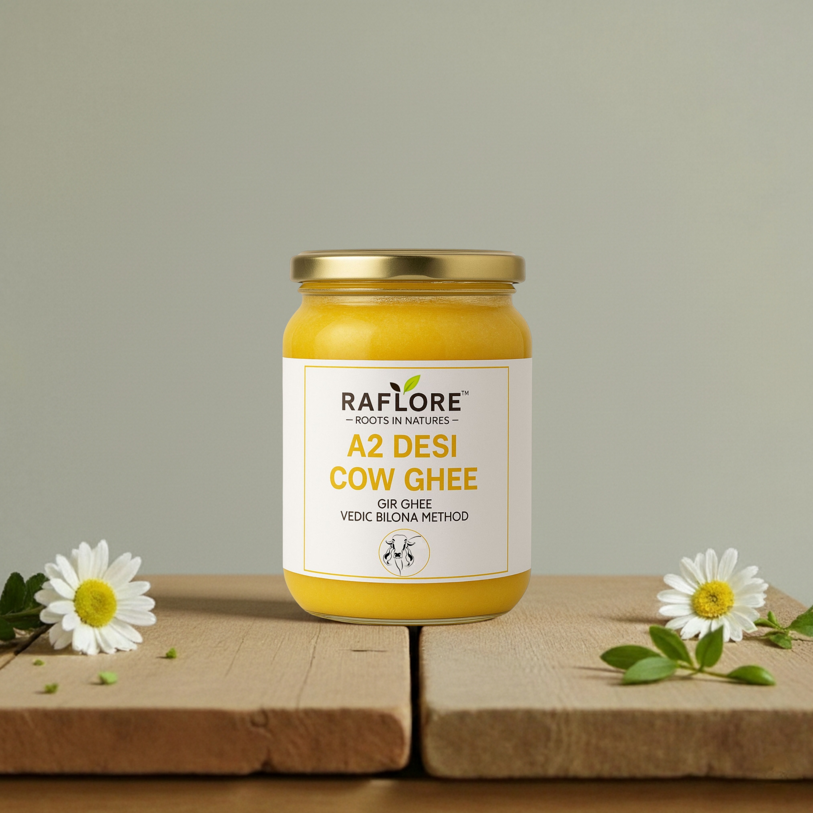 A2 Gir Cow Desi Ghee – 500ml (Bilona Method)