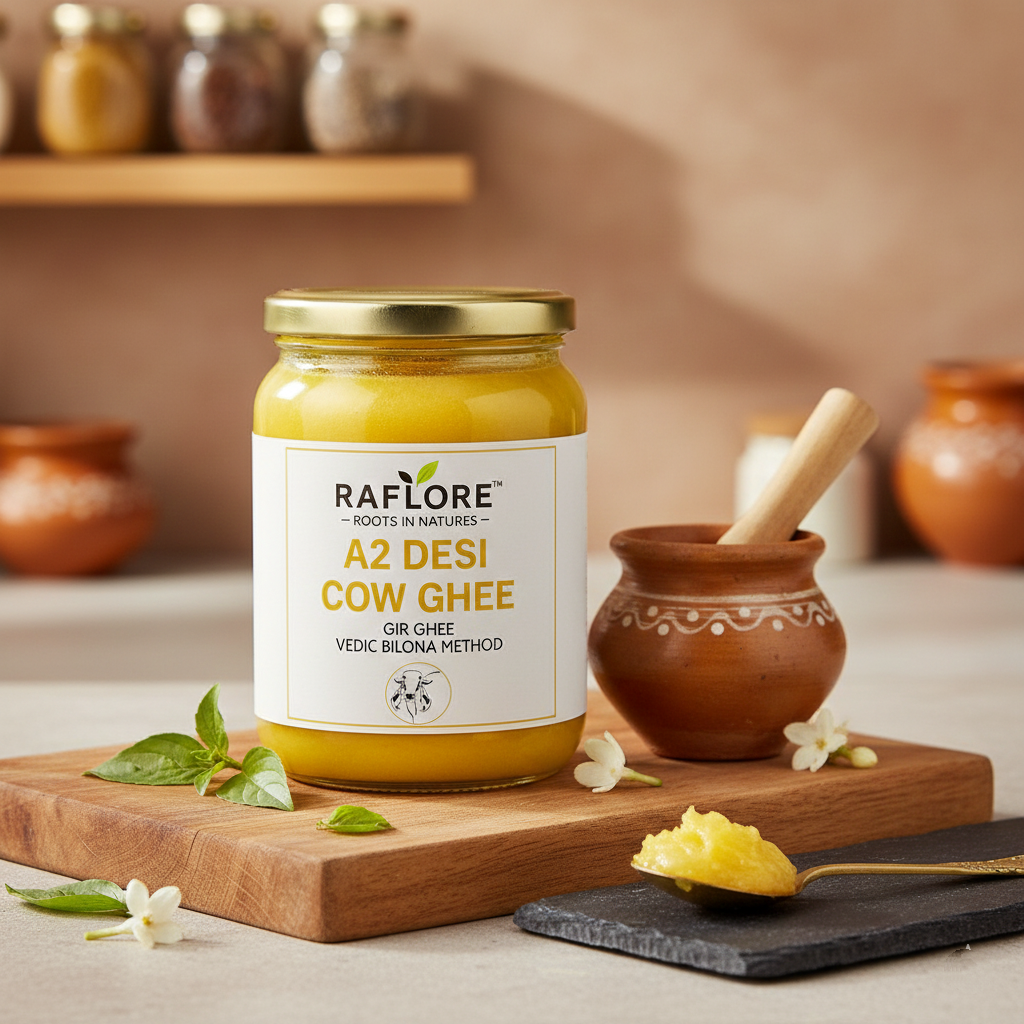 A2 Gir Cow Desi Ghee – 500ml (Bilona Method)