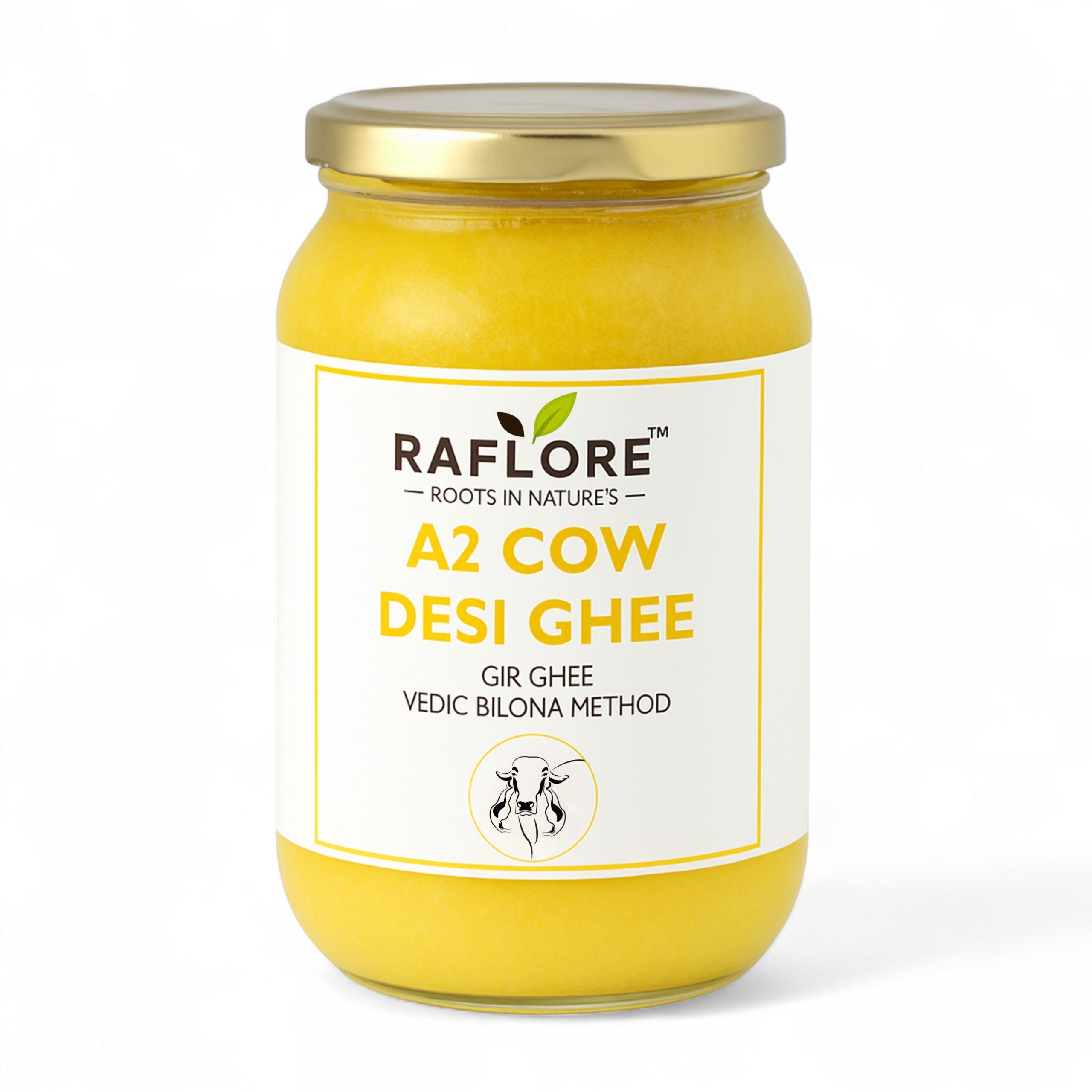 A2 Gir Cow Desi Ghee – 500ml (Bilona Method)