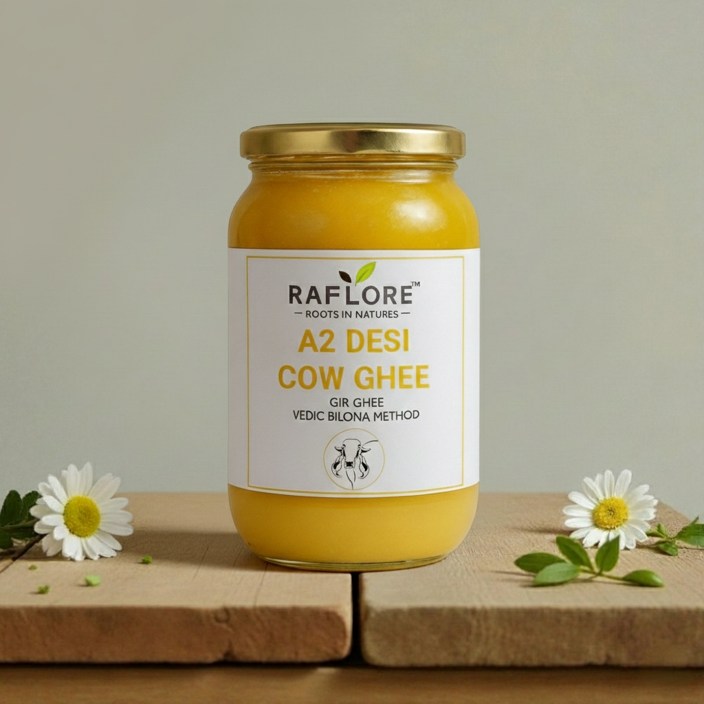 A2 Gir Cow Desi Ghee – 1000ml (Bilona Method)