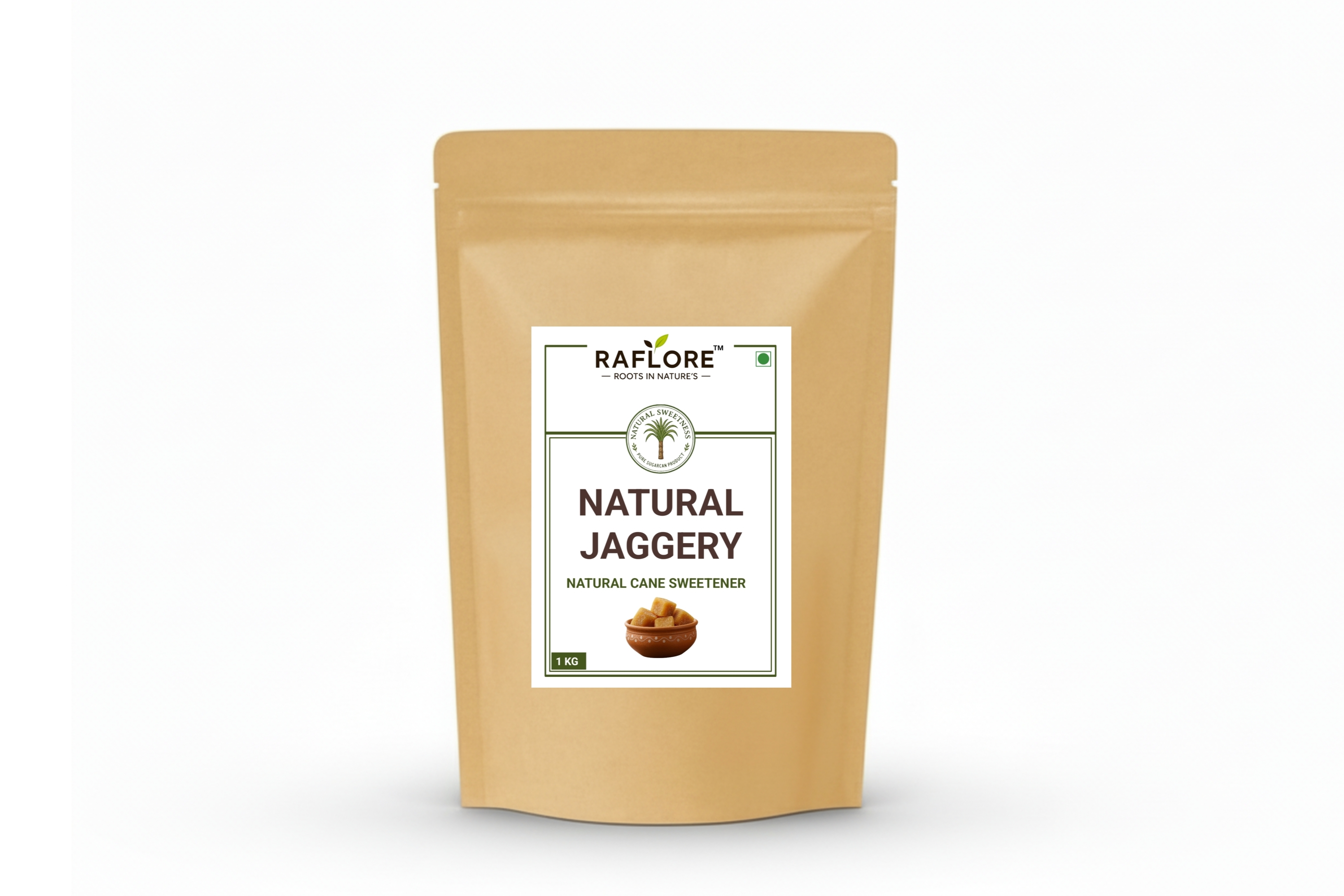 Raflore Natural Jaggery | Pure Desi Gud (4 KG)