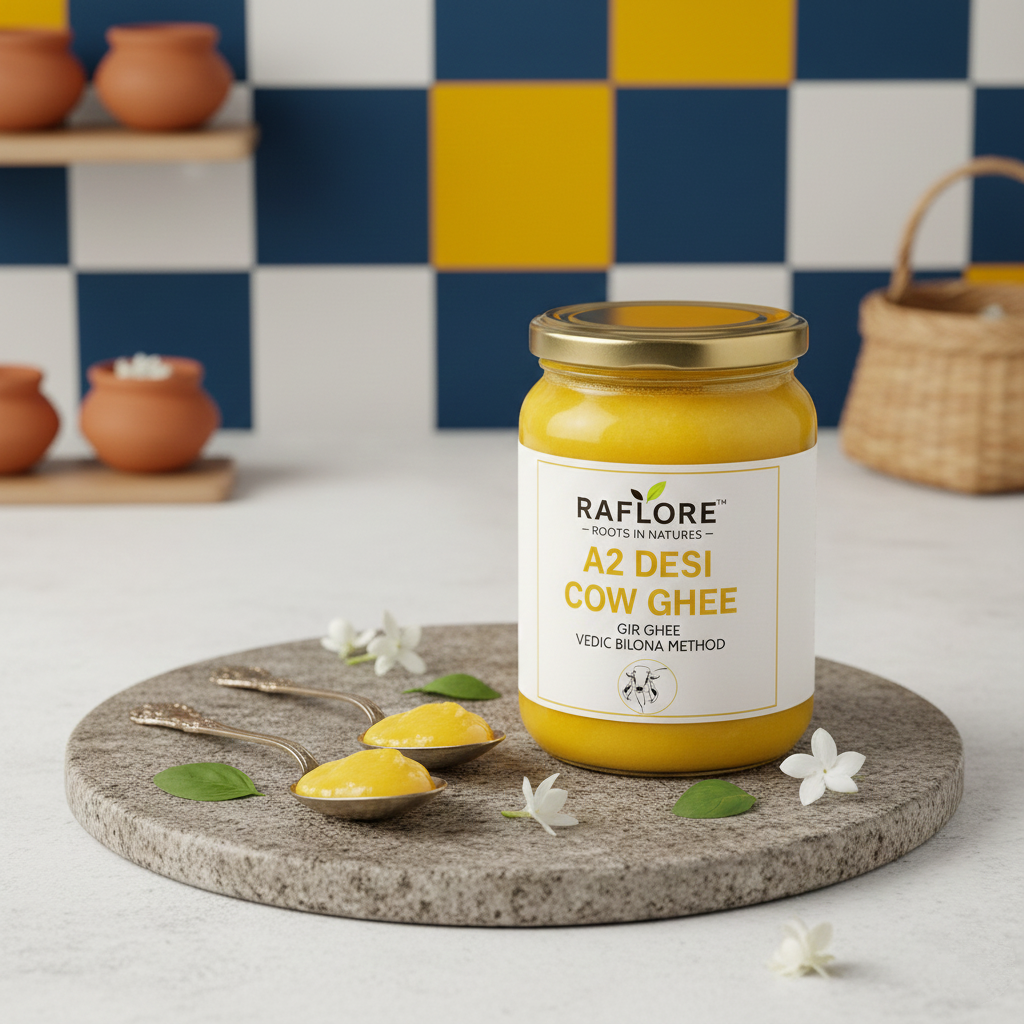 A2 Gir Cow Desi Ghee – 500ml (Bilona Method)