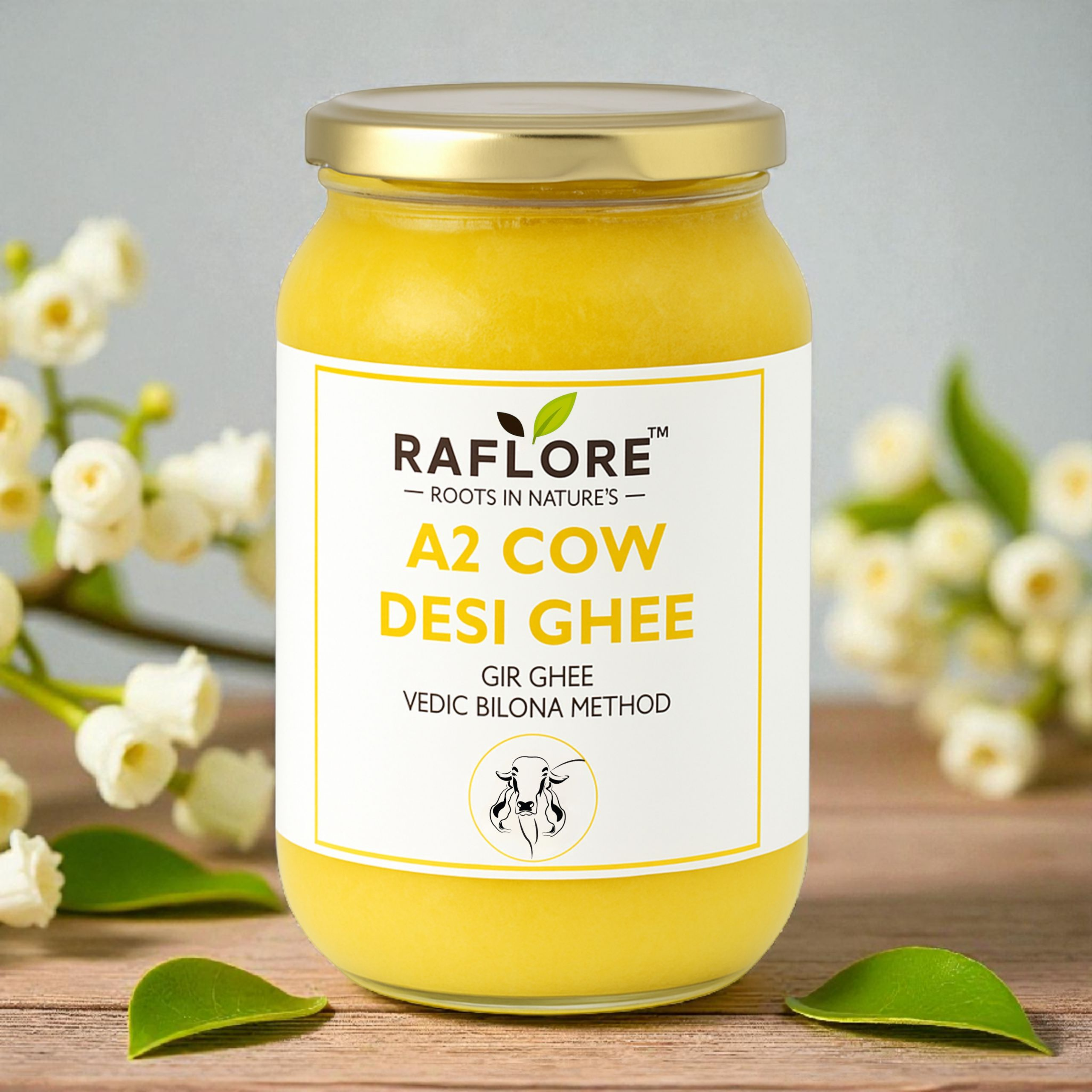 A2 Gir Cow Desi Ghee – 500ml (Bilona Method)
