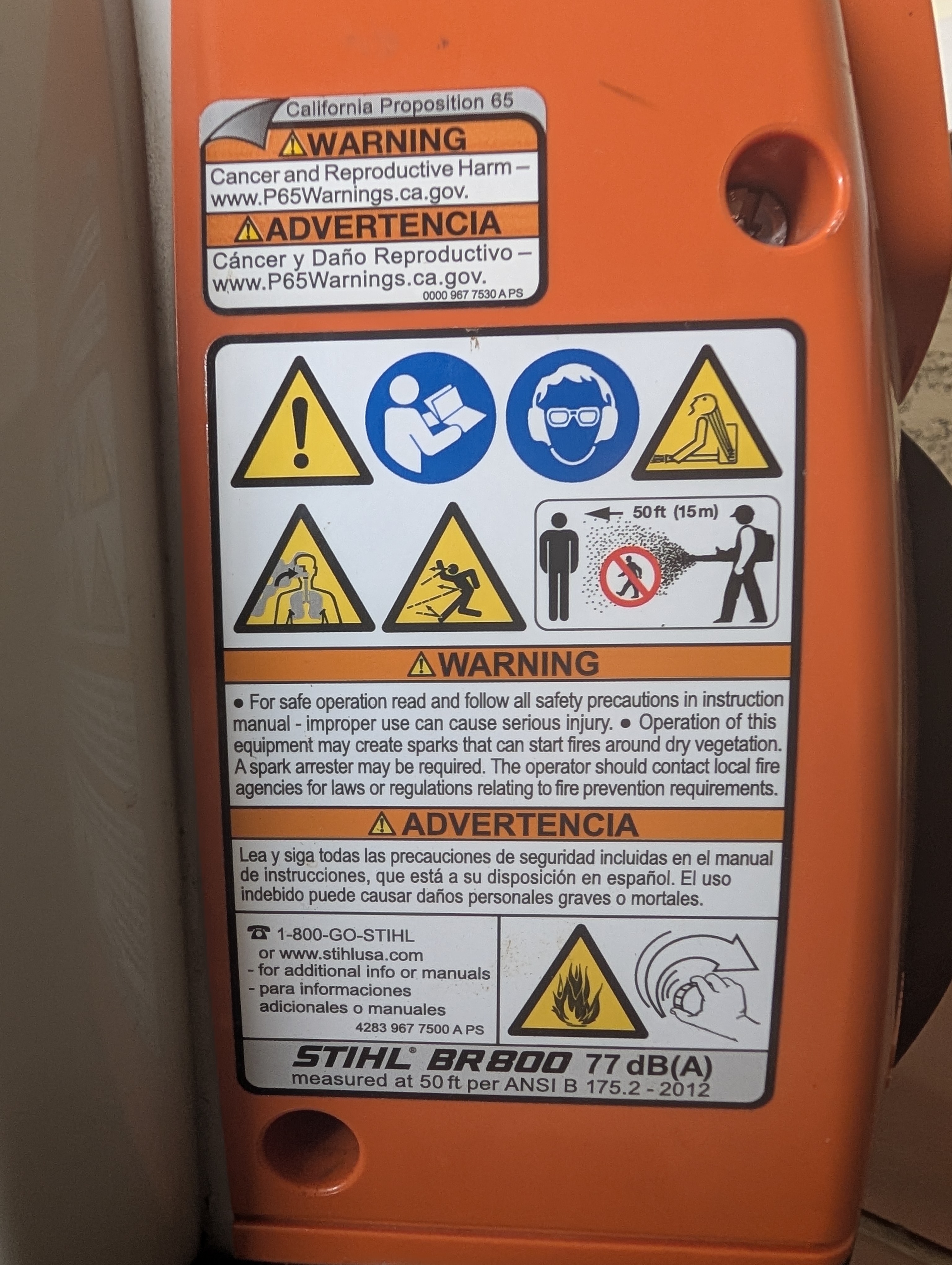 STIHL BR 800 Backpack Blower