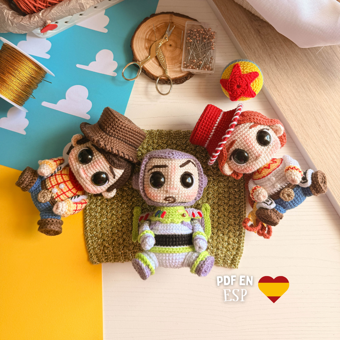 E-book Baby's Toy Story - Patrón descargable (PDF)
