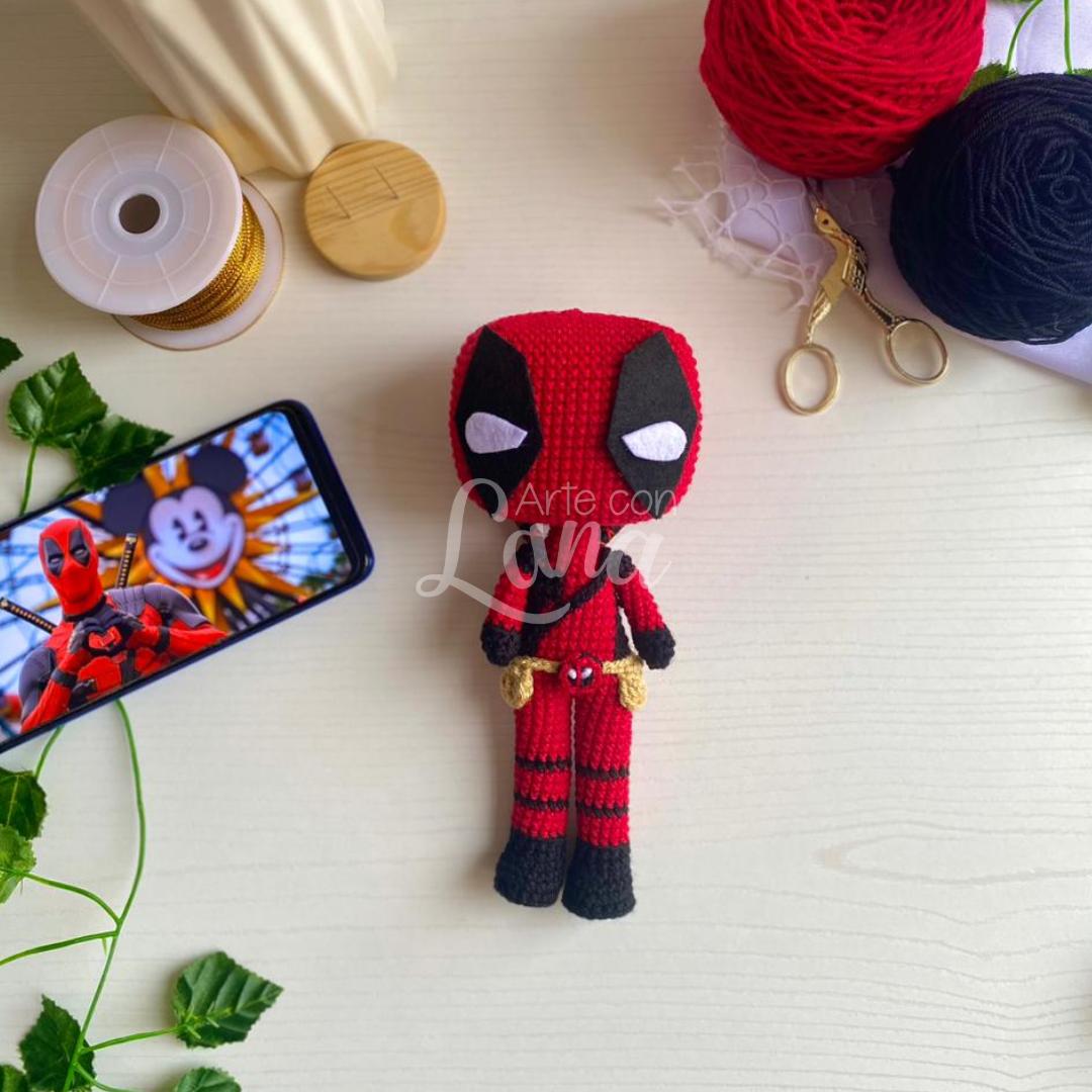 Deadpool - Versión amigurumi 