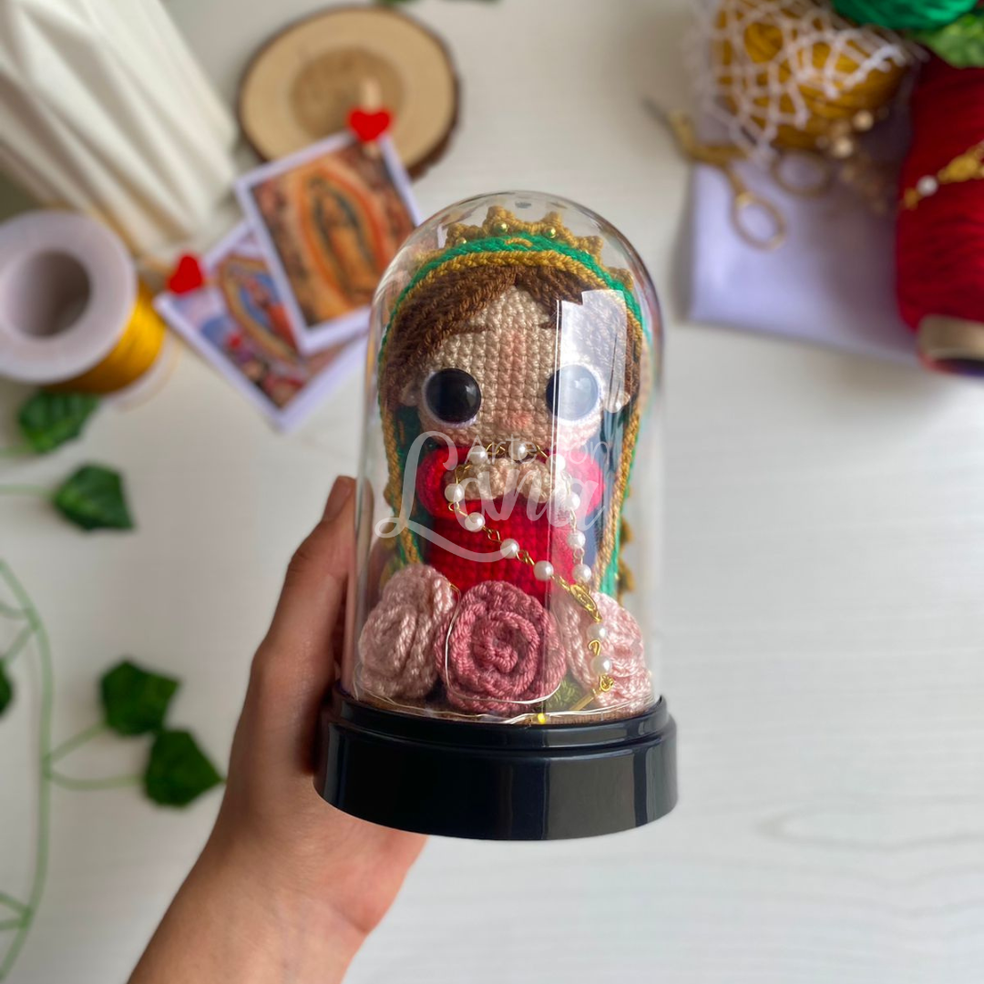 Virgen de Guadalupe en copula - Versión amigurumi 