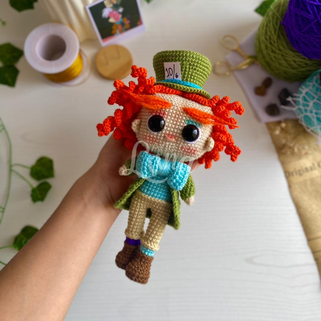 El Sombrerero Loco - Versión amigurumi 