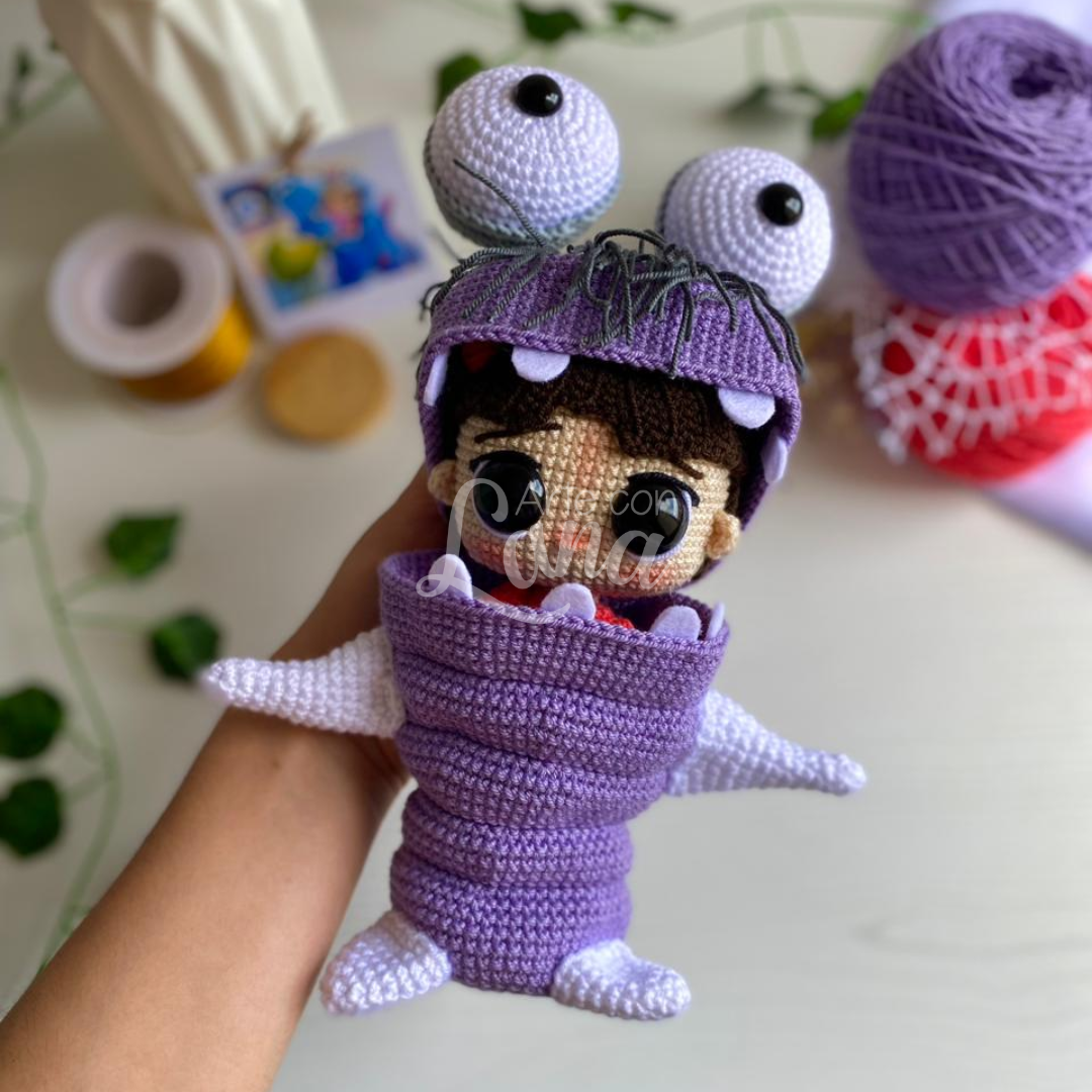 Boo mounstrito - Versión amigurumi