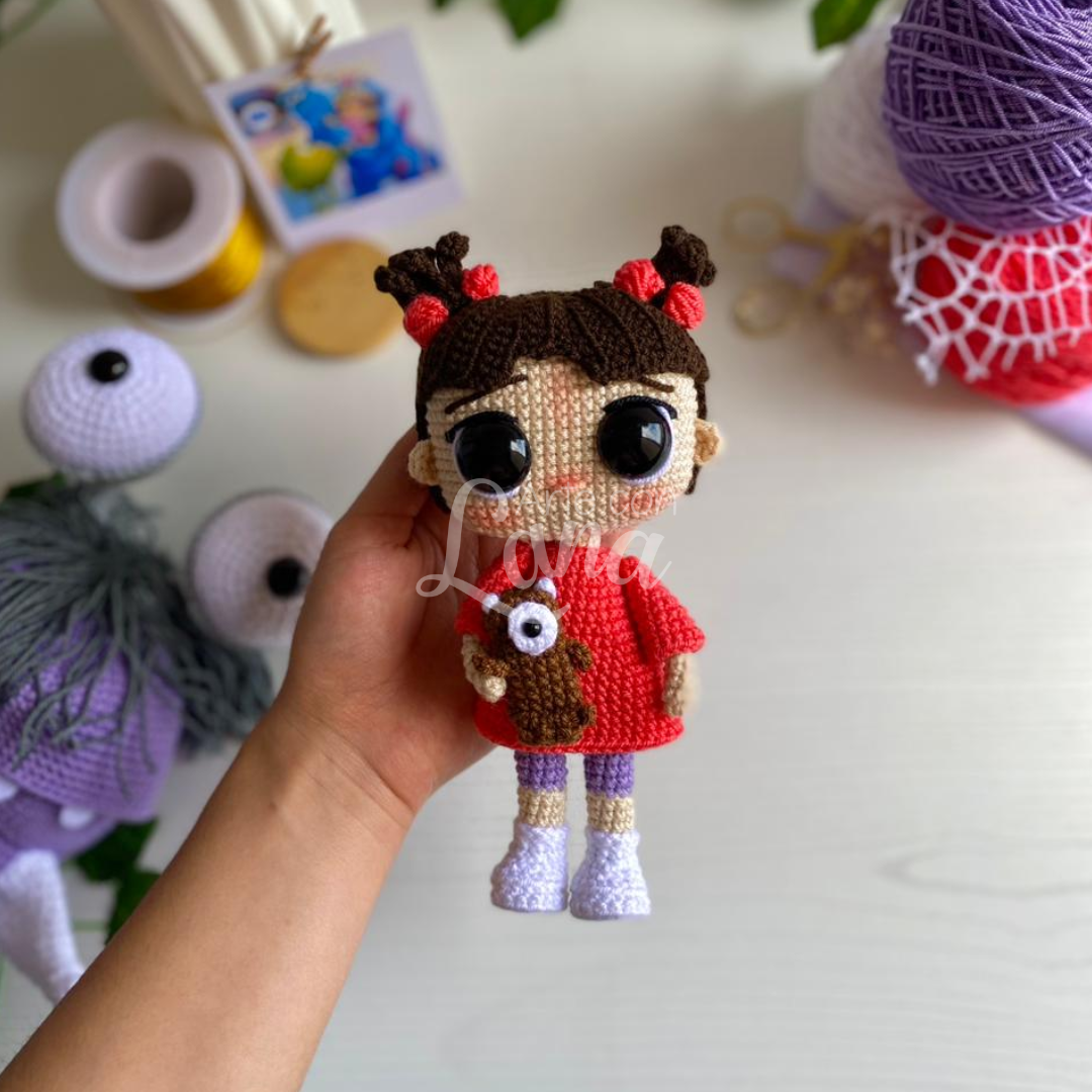 Boo mounstrito - Versión amigurumi