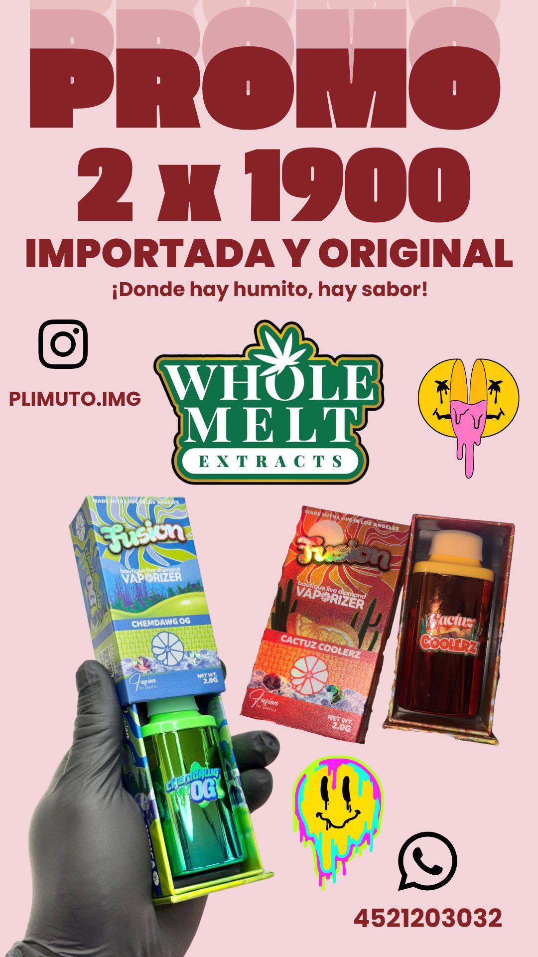 FUSSION X WHOLE MELTS PROMO 2PZS