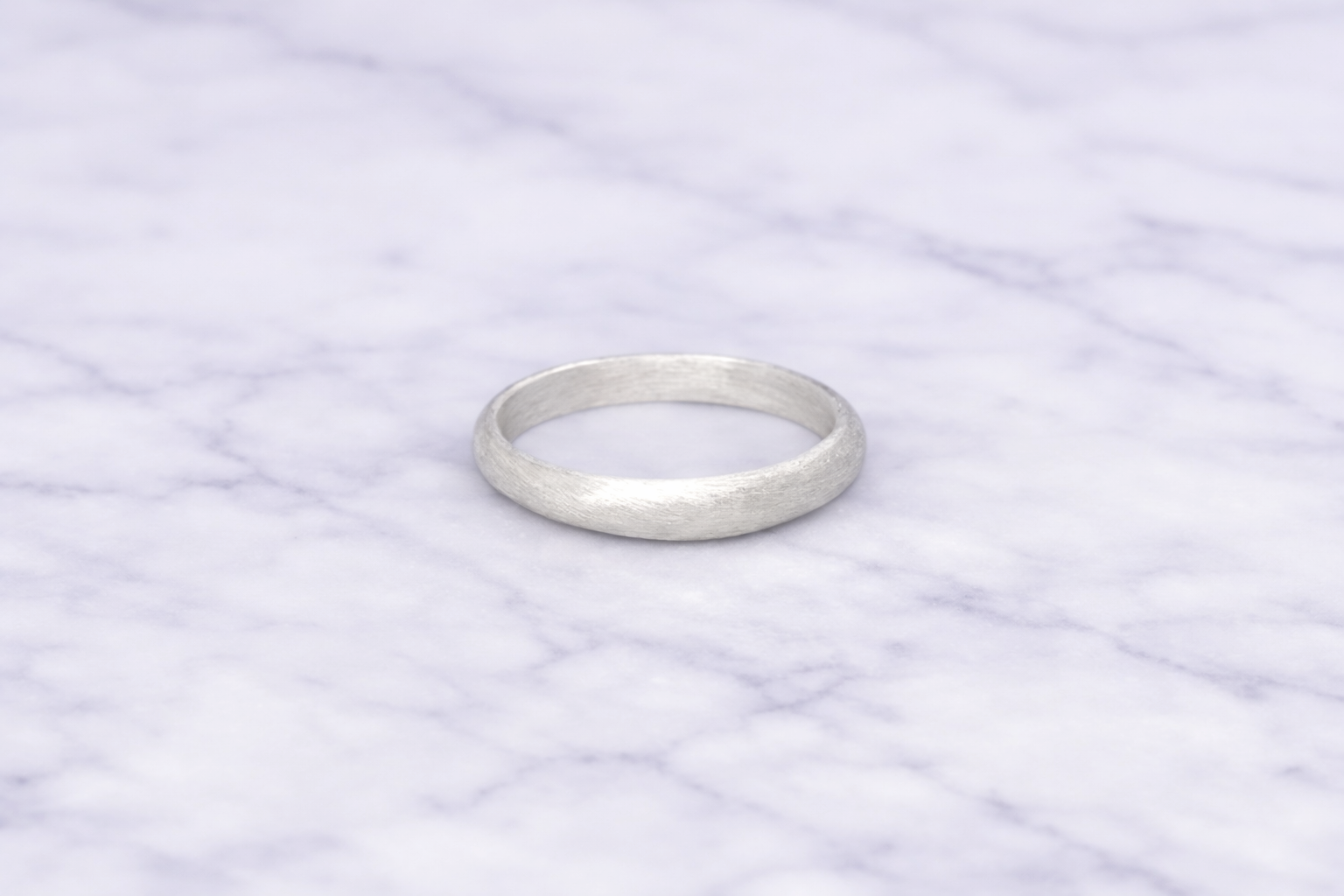 2mm 2.5mm Brushed 999 Silver Ring • Minimalist Flat Band • Handmade Fine Silver Jewelry