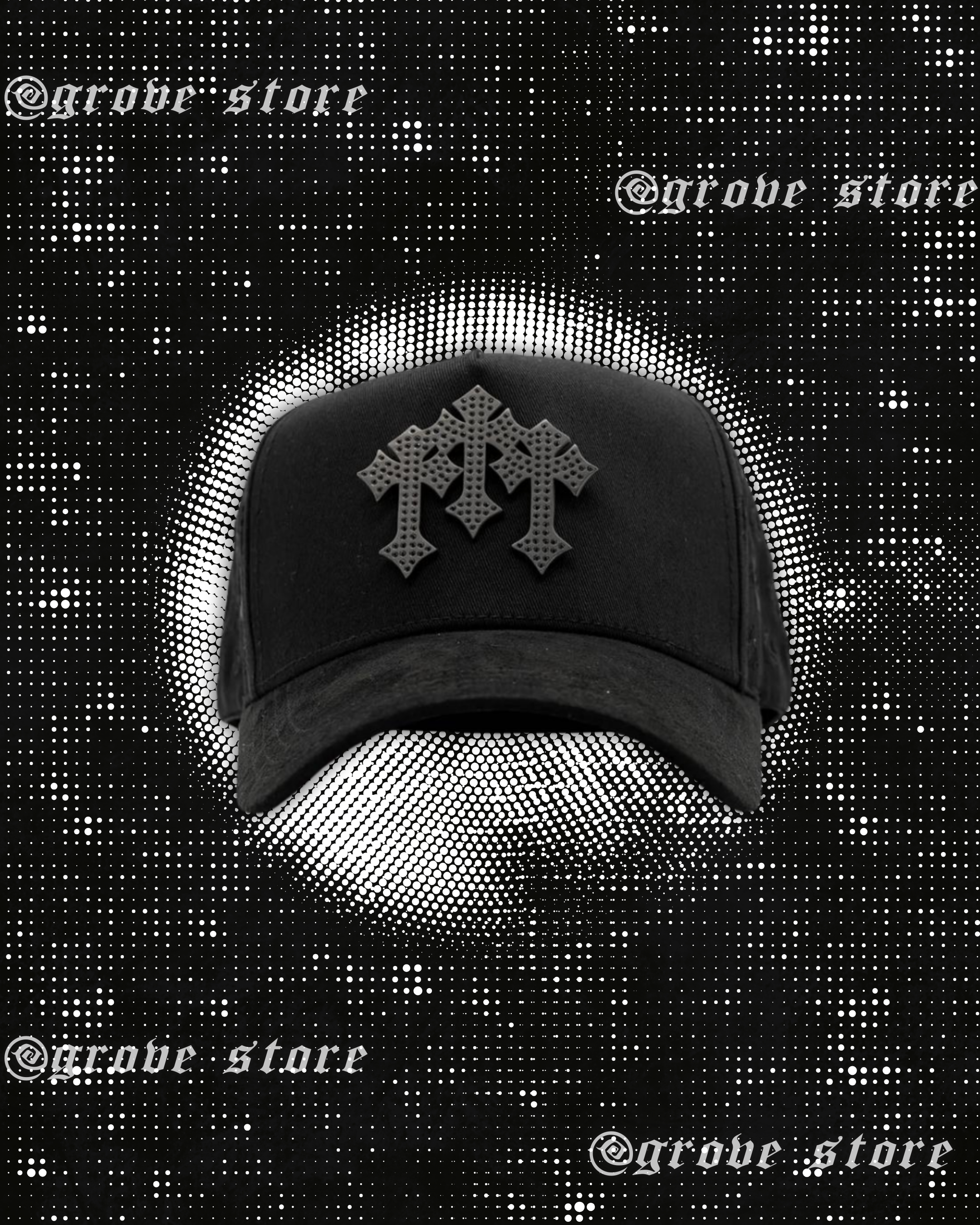 Barbas Hats-Chrome I Blackout 