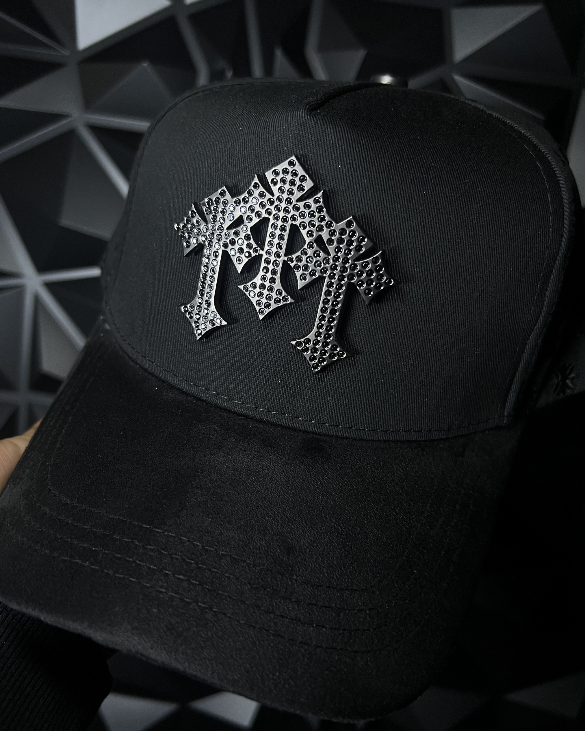 Barbas Hats-Chrome I Blackout 