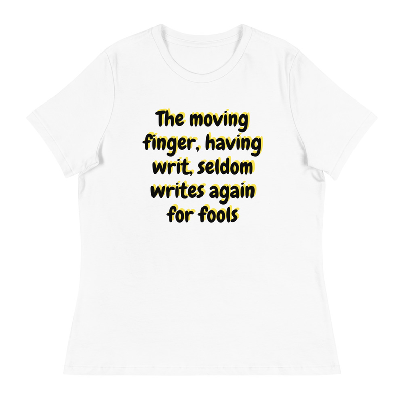 The moving finger