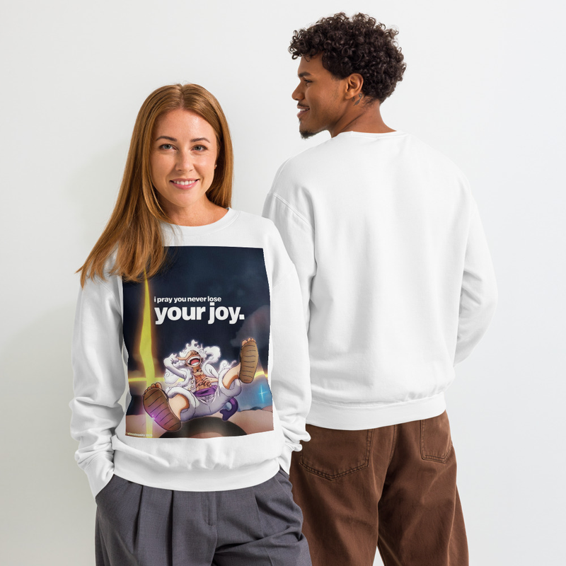 Unisex garment-dyed fleece crewneck sweatshirt ONE PIECE