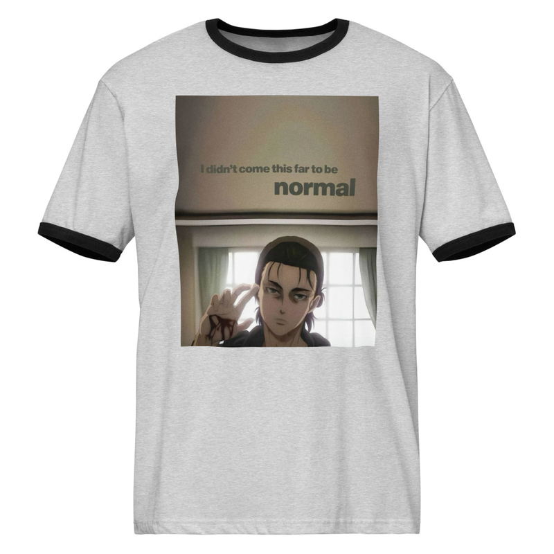 Unisex ringer t-shirt ATTACK ON TITANT