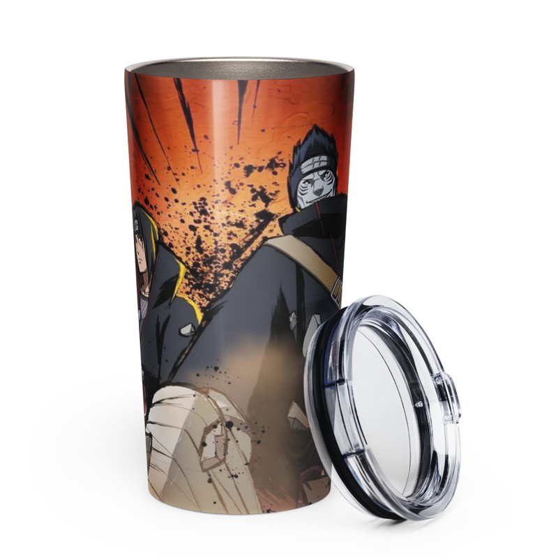 Tapered stainless steel tumbler Naruto