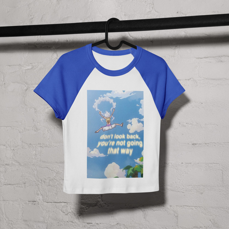 Women’s micro rib raglan baby tee ONE PIECE