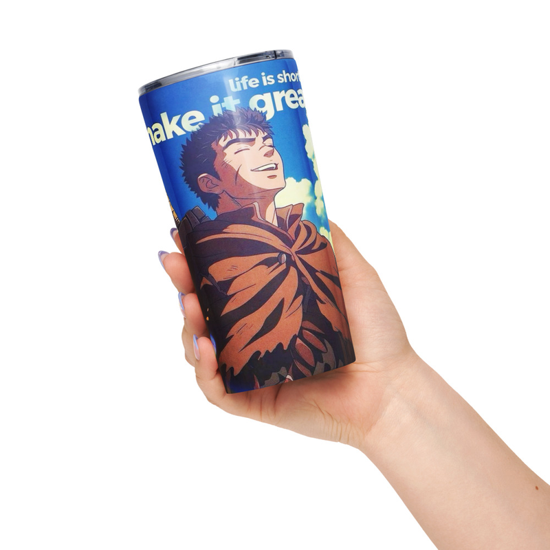 Tapered stainless steel tumbler Berserk