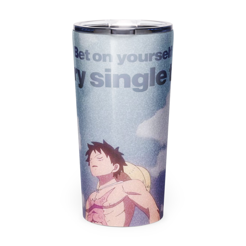 Tapered stainless steel tumbler One piece