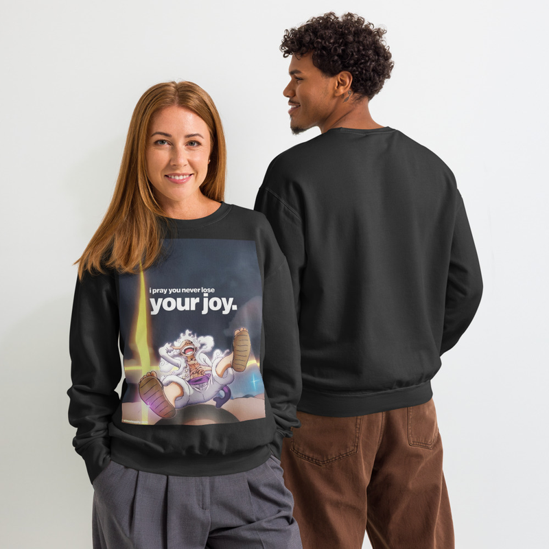 Unisex garment-dyed fleece crewneck sweatshirt ONE PIECE