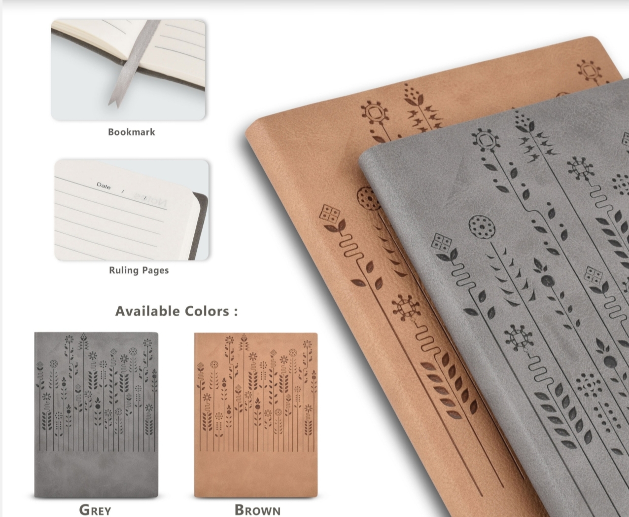 SE-52 Soft Cover PU Leather Notebook