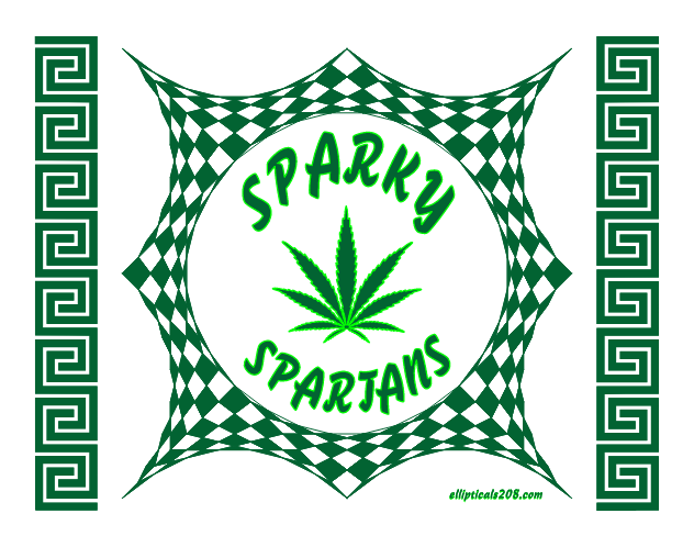 Sparky Spartans 8.5x11''