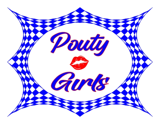 Pouty Girls Blue 11 x 14''