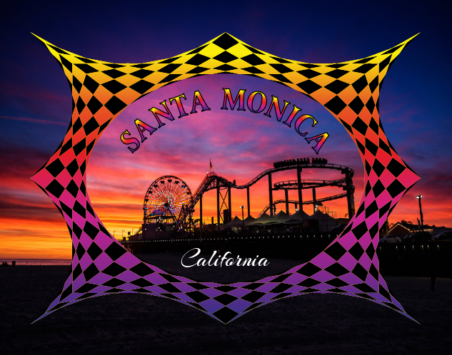 Santa Monica CA 11x14''