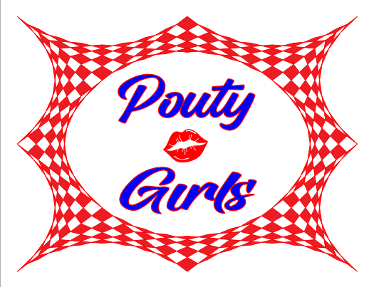 Pouty Girls Red 11 x 14''