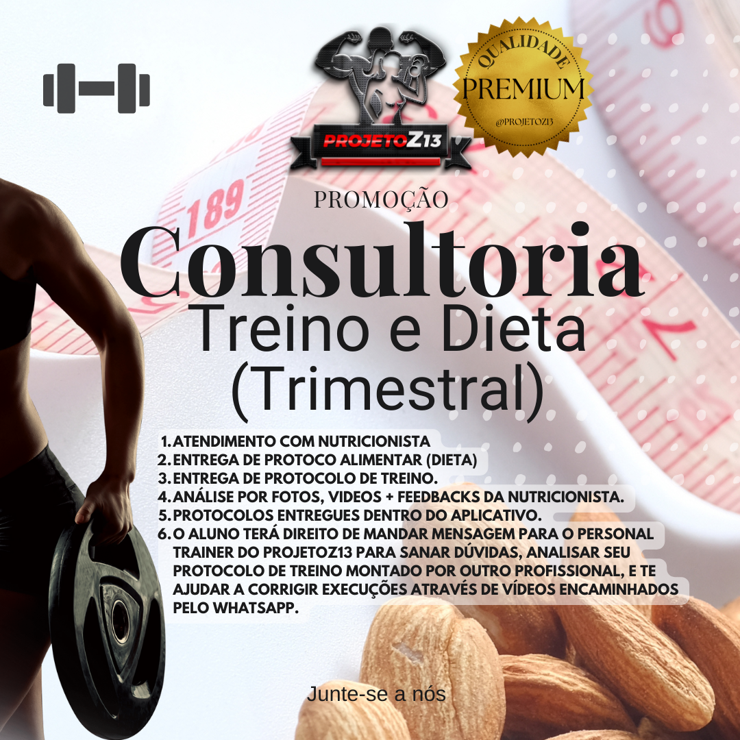 Consultoria Treino e Dieta Trimestral
