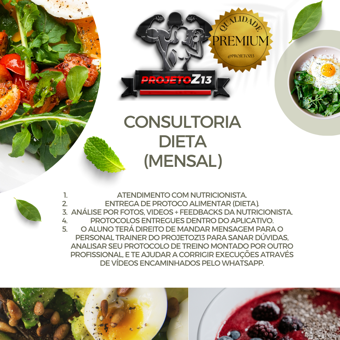 Consultoria Dieta Mensal