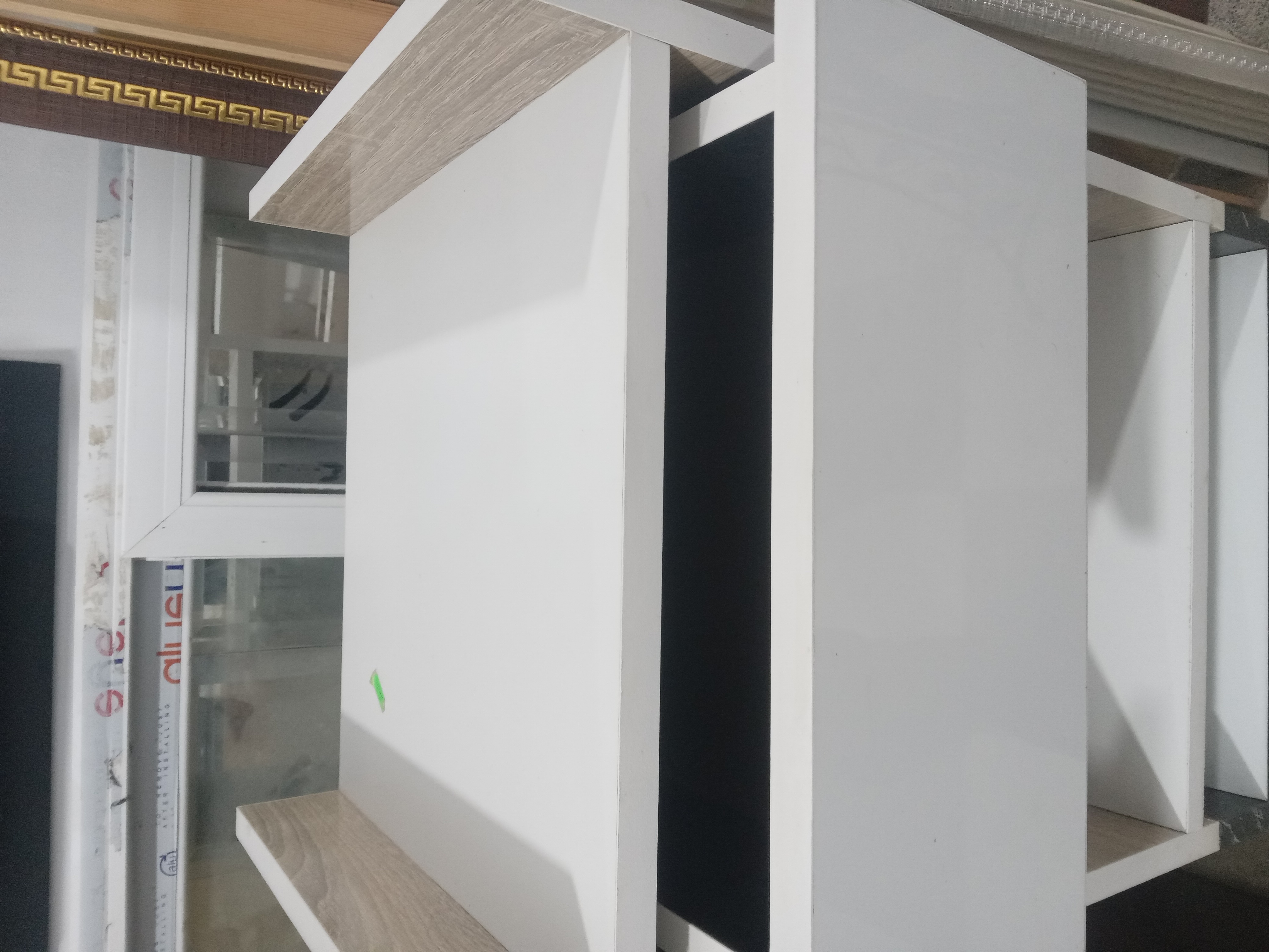 Modern White TV Stand