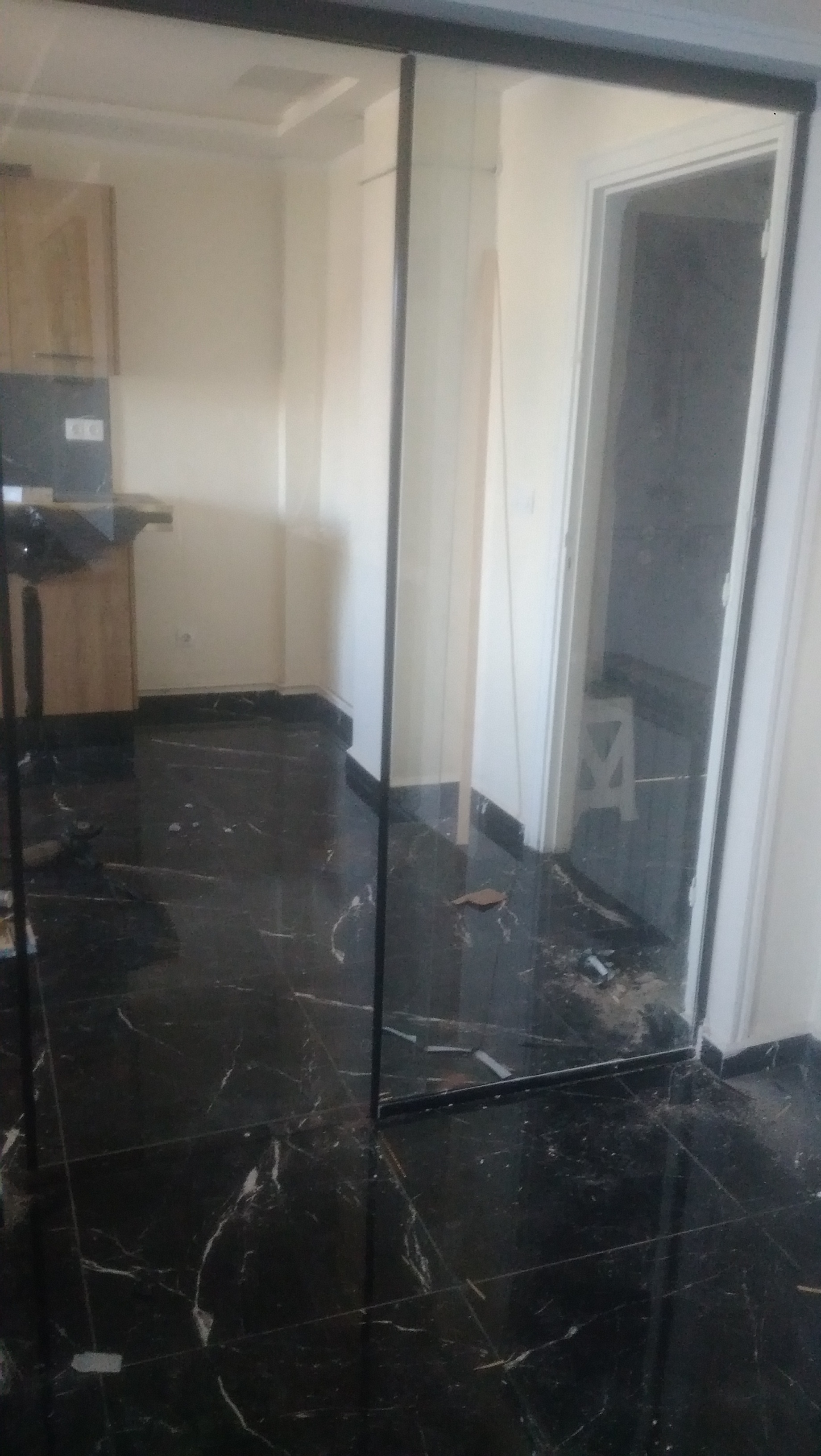 Sliding Glass Door Partition