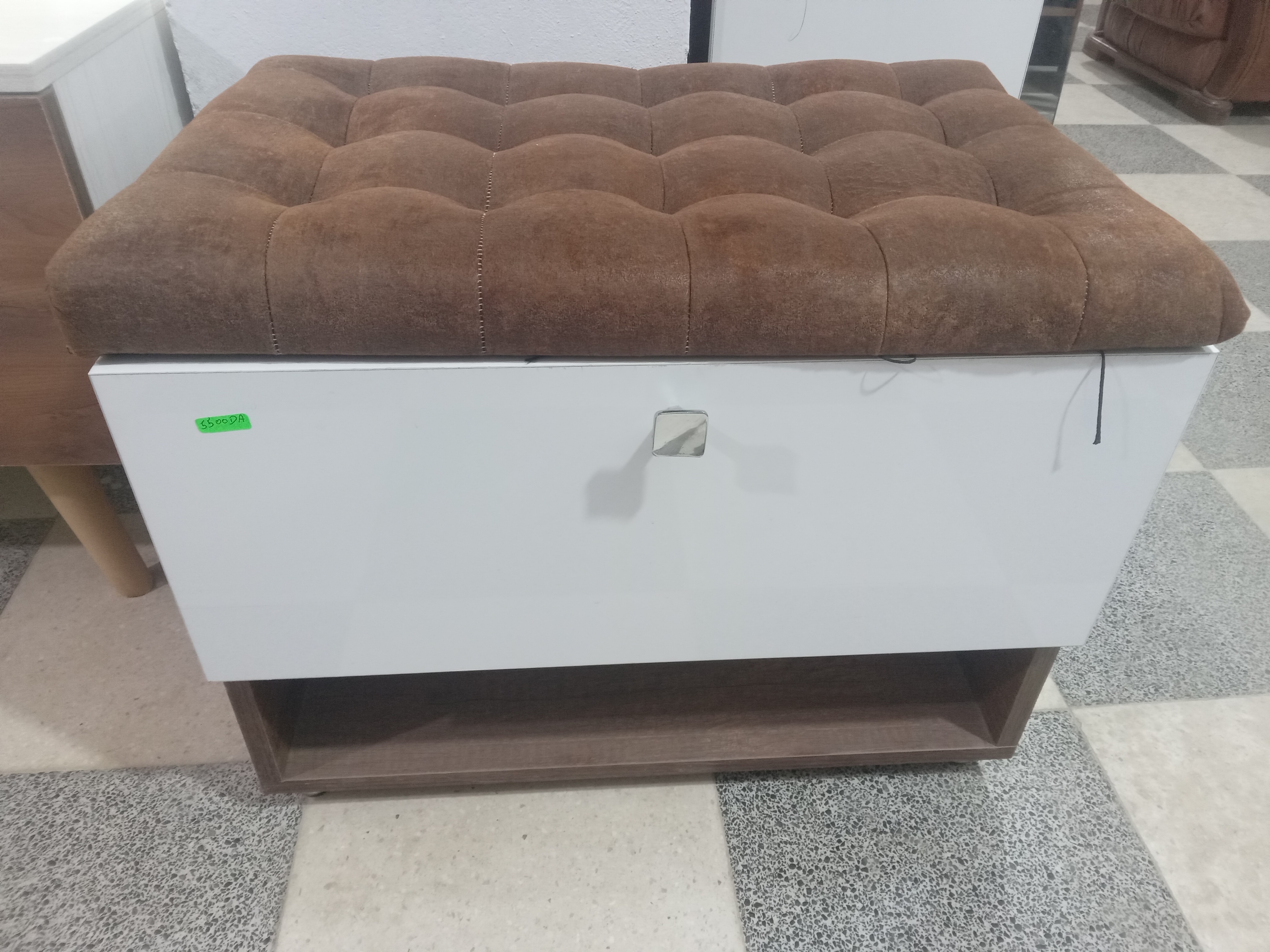 Modern Storage Ottoman