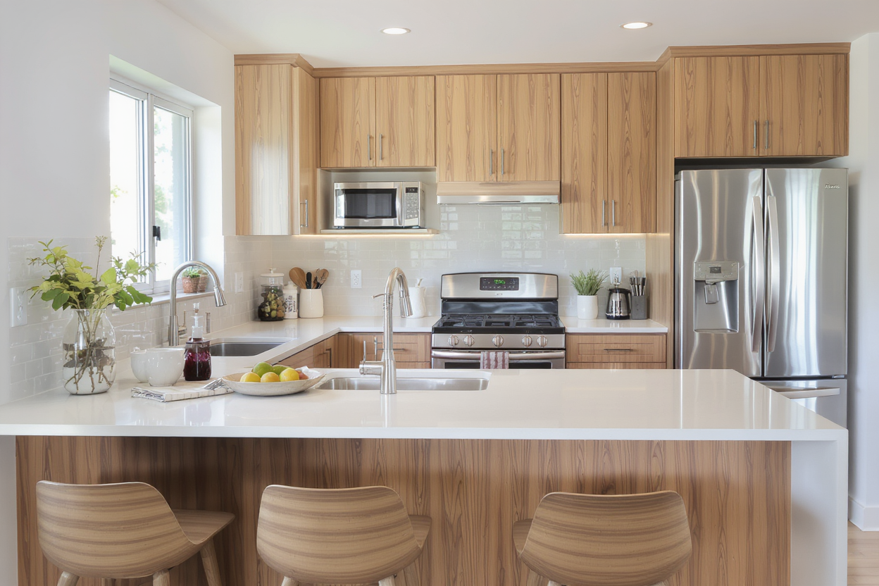 Modern Wooden Kitchen Cabinets