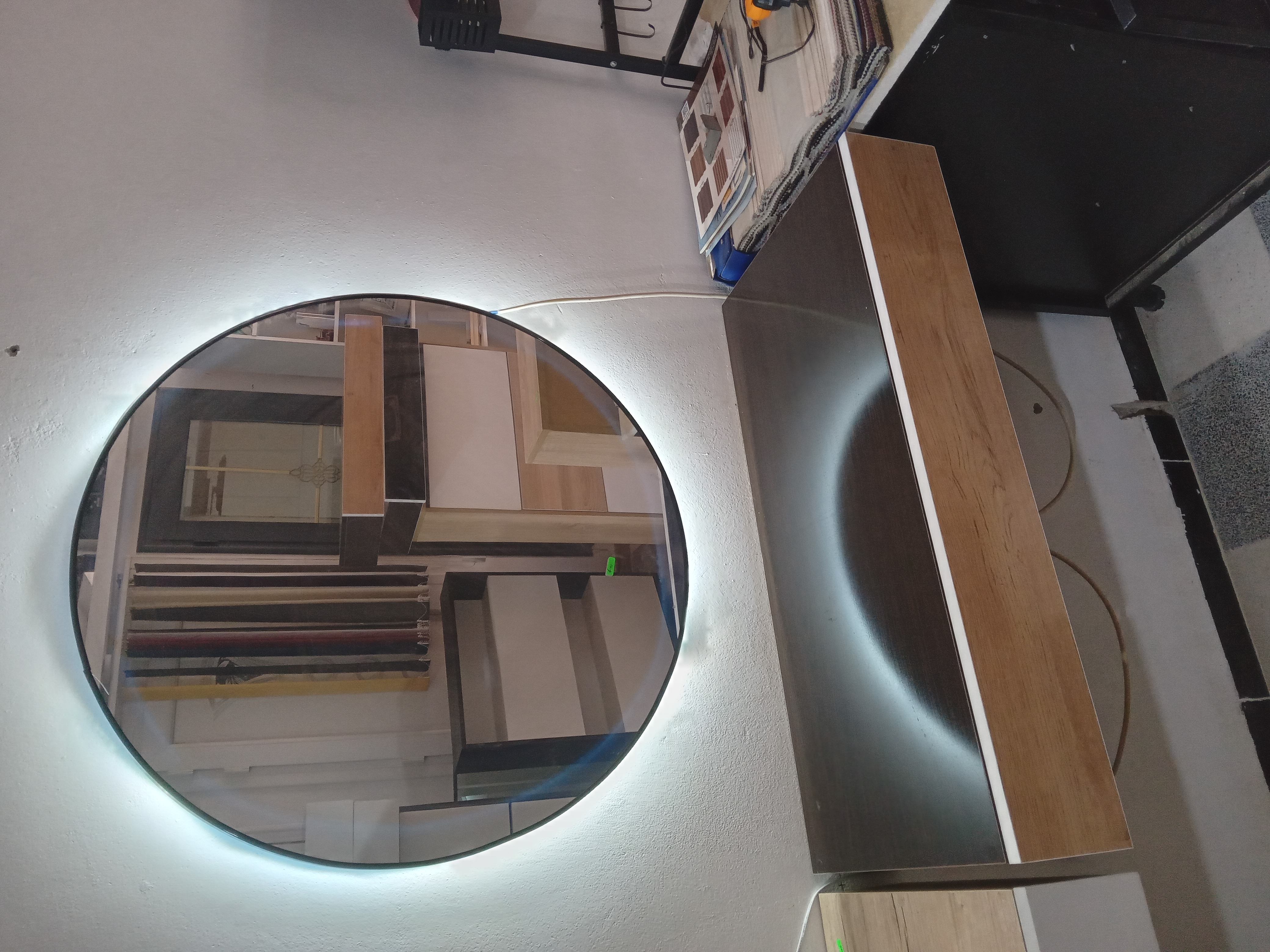 Round LED Wall Mirror