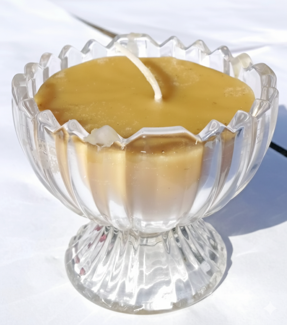 Ice Cream Cup Style Beeswax Candle